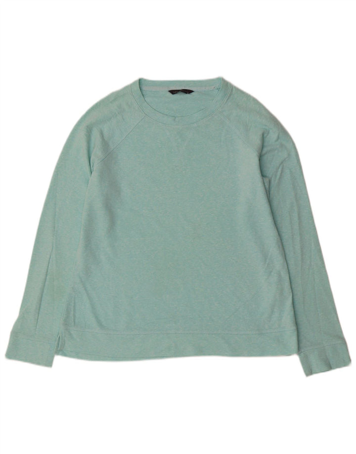 MARKS & SPENCER Γυναικεία φούτερ Jumper UK 12 Μεσαίωνα μπλε βαμβακερά