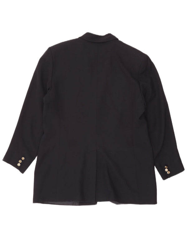 Valentino Γυναικείο Μπουφάν Blazer με 2 Κουμπιά IT 50 XL Navy Blue Viscose