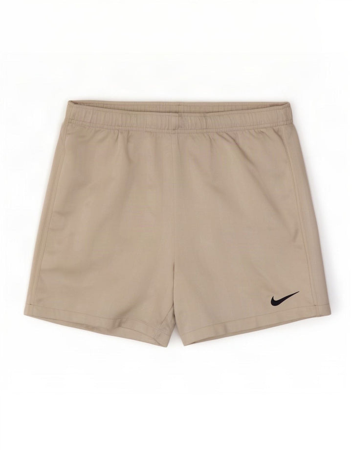 Ανδρικό αθλητικό σορτς Nike Dri Fit από μεσαίο γκρι πολυεστέρα