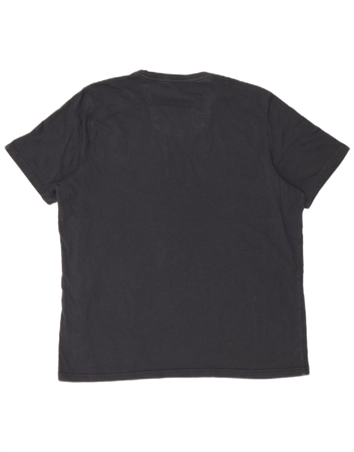 Ανδρικό T-Shirt Fat Face Top 2XL Μαύρο βαμβακερό