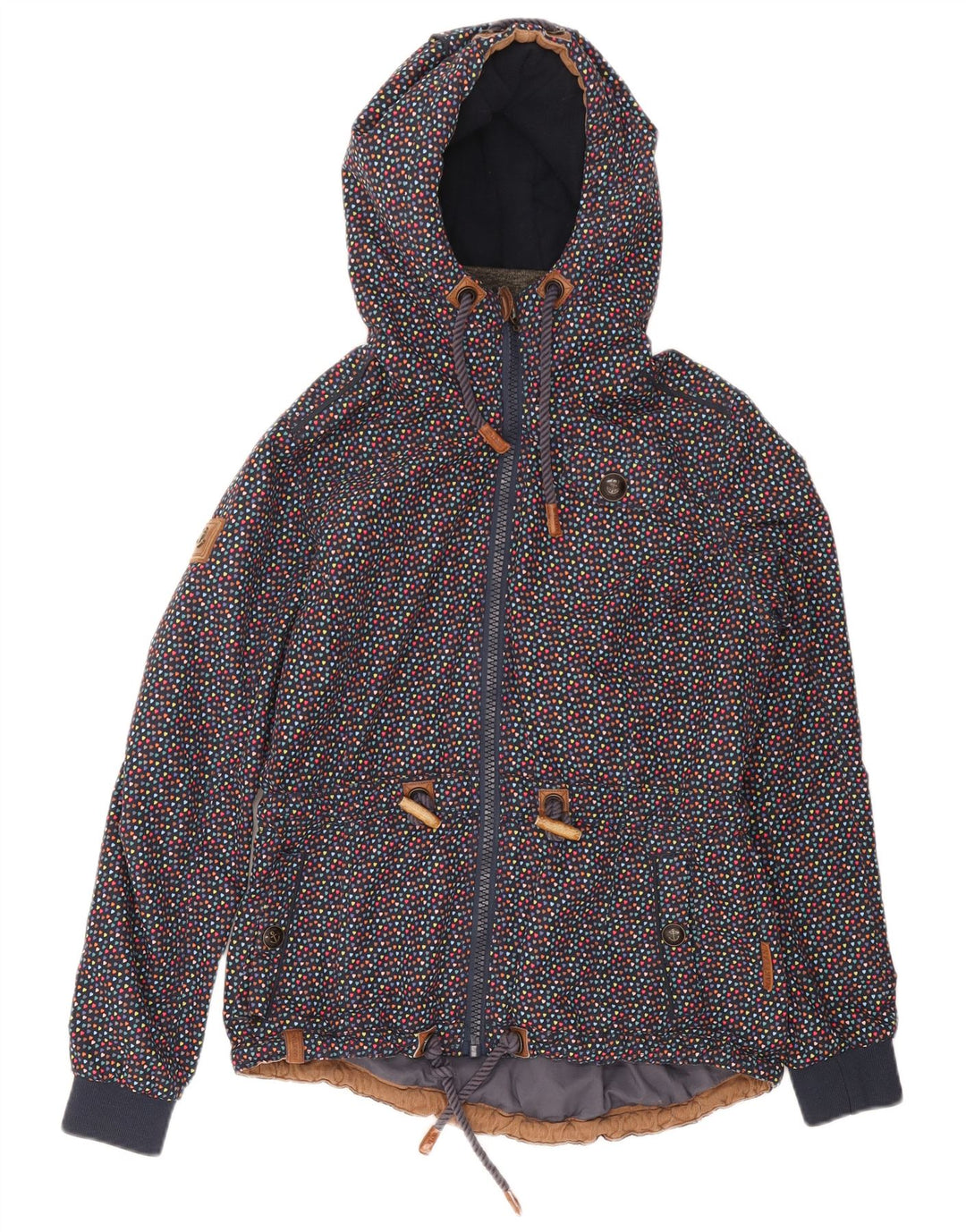 Naketano Γυναικείο Μπουφάν UK 14 Medium Πολύχρωμο Flecked