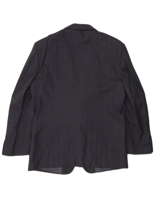 Valentino Ανδρικό τζάκετ Blazer 2 κουμπιών IT 52 XL Navy Blue Virgin Wool