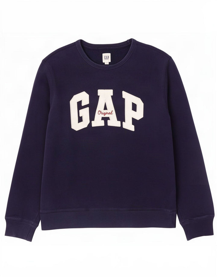 Ανδρικό γραφικό φούτερ Gap Jumper Small Navy Blue Cotton