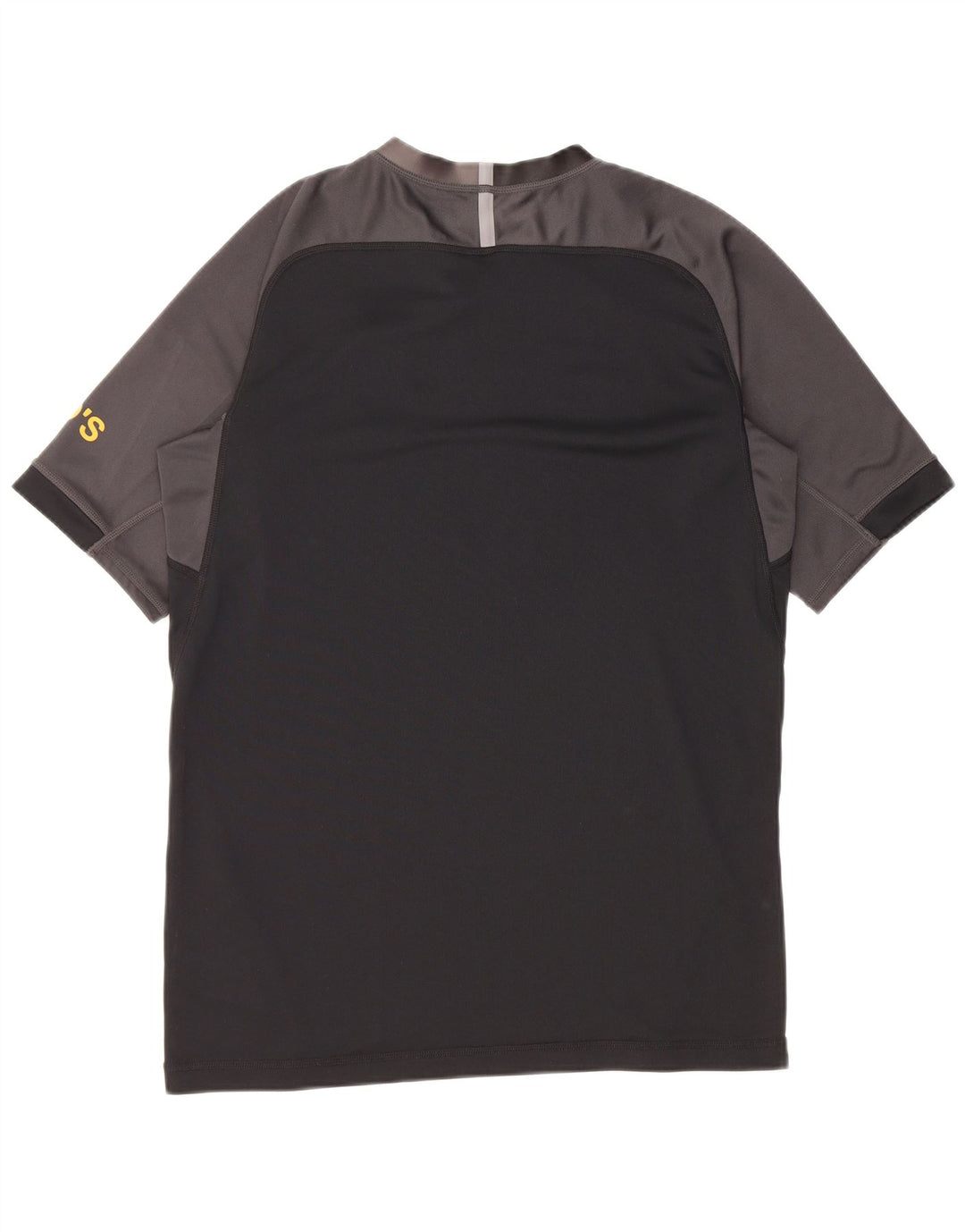 Ανδρικό γραφικό T-Shirt Canterbury Top Medium Black Colorblock Πολυεστέρας