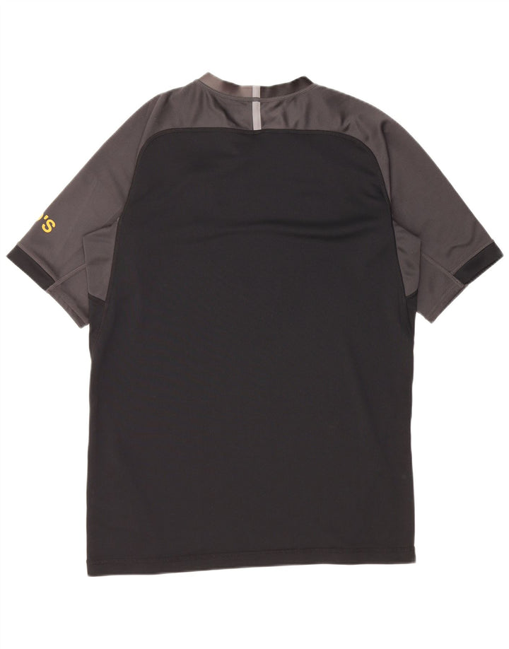 Ανδρικό γραφικό T-Shirt Canterbury Top Medium Black Colorblock Πολυεστέρας