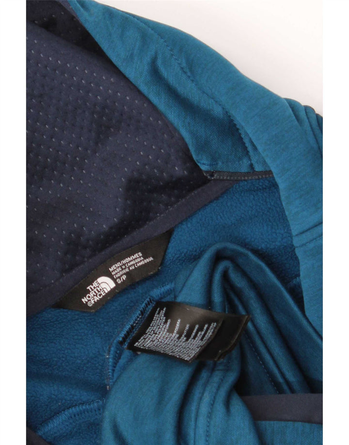Το ανδρικό πουλόβερ με κουκούλα North Face Small Blue Colourblock Πολυεστέρας