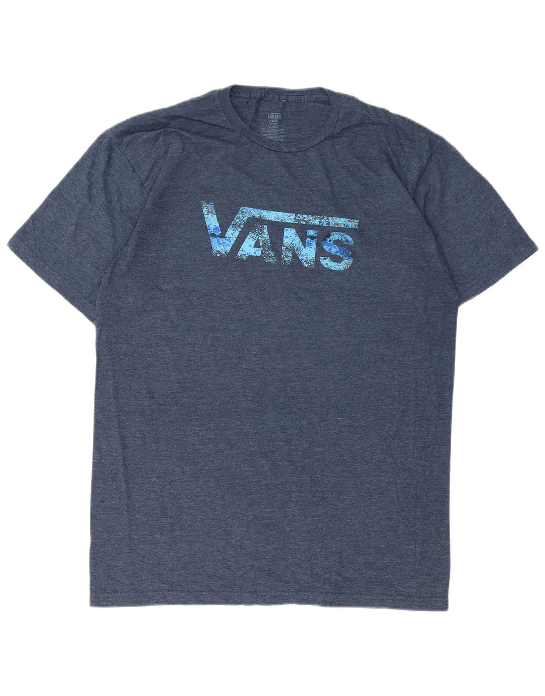 Ανδρικό γραφικό T-Shirt VANS Top Large Navy Blue