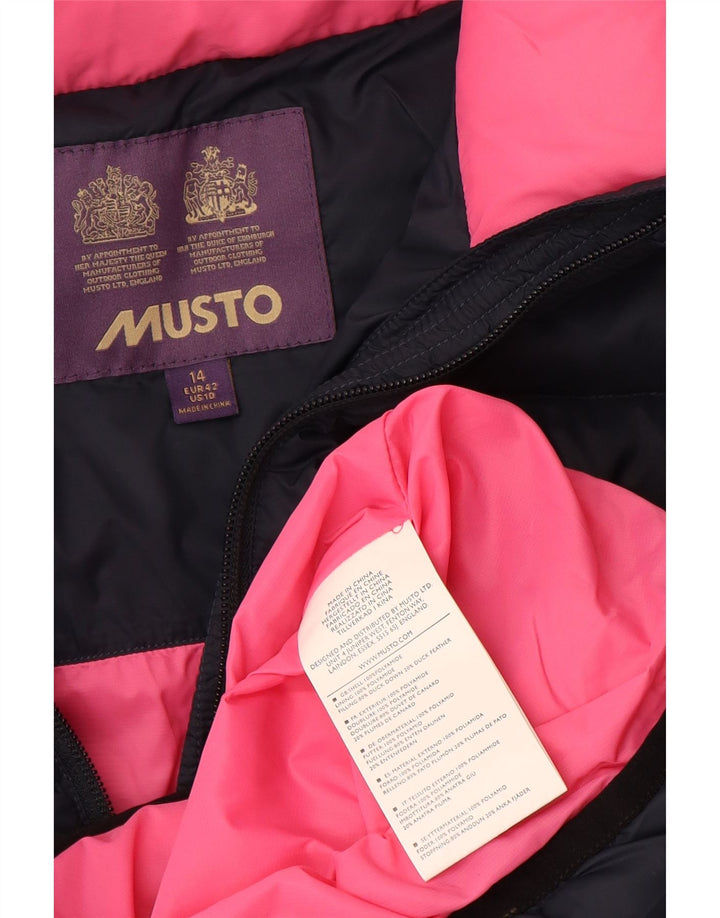 Musto γυναικείο μπουφάν UK 14 Large Navy Blue Polyamide