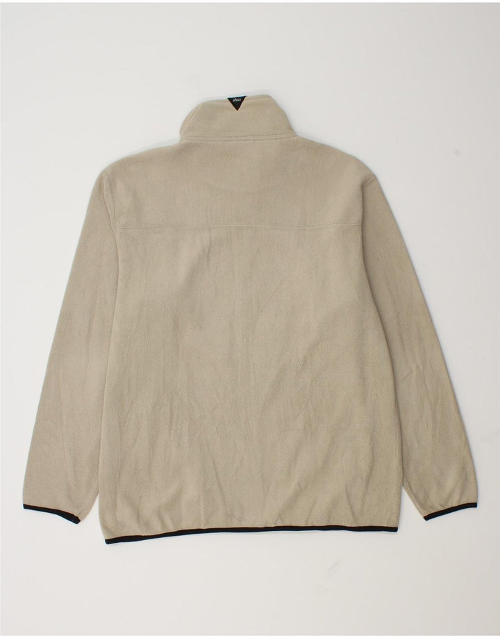 Asics Ανδρικό Fleece Jacket UK 40 Large Beige Polyester