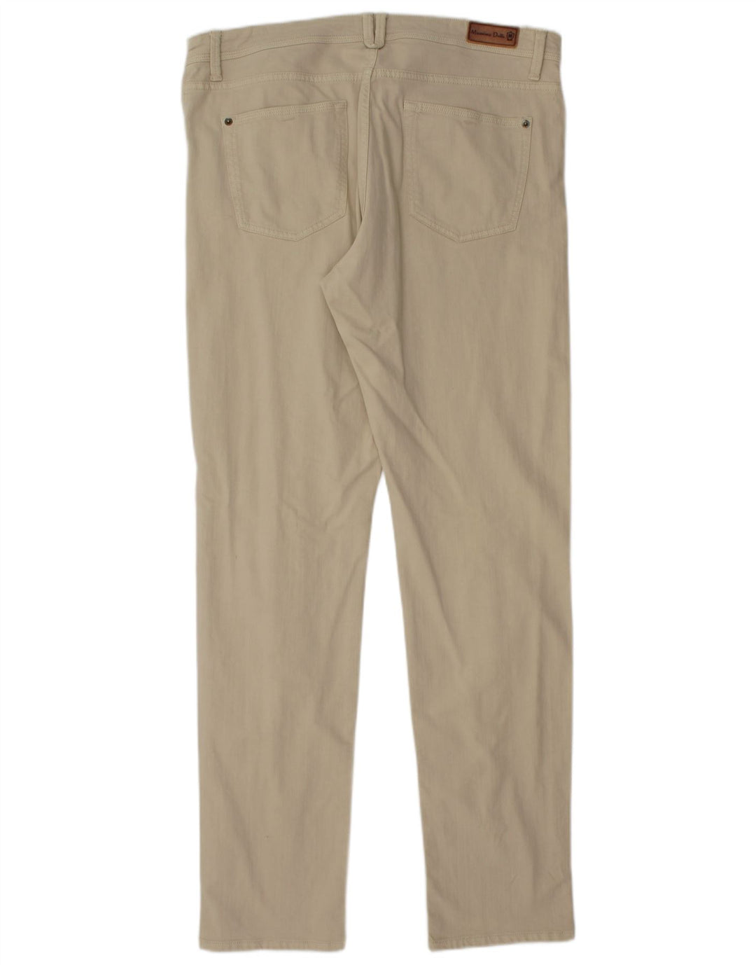 Massimo Dutti Ανδρικό Slim Casual Παντελόνι EU 44 Large W34 L34 Beige