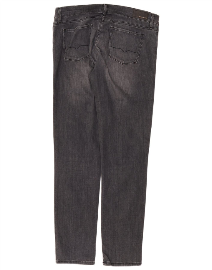 Ανδρικό τζιν ίσιο Hugo Boss W32 L34 Γκρι βαμβακερό