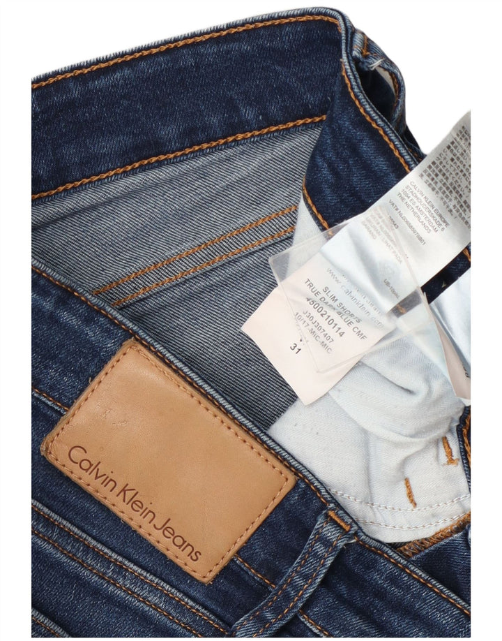 Ανδρικό τζιν σορτς Calvin Klein W31 μεσαίο μπλε βαμβακερό