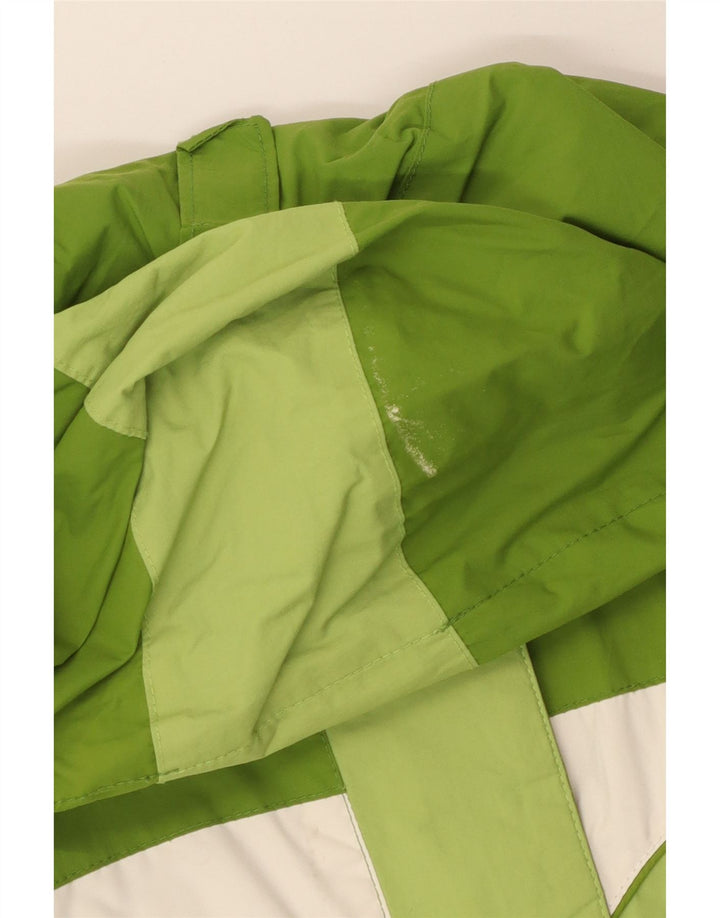 COLUMBIA Γυναικείο μπουφάν βροχής UK 14 Medium Green Colourblock