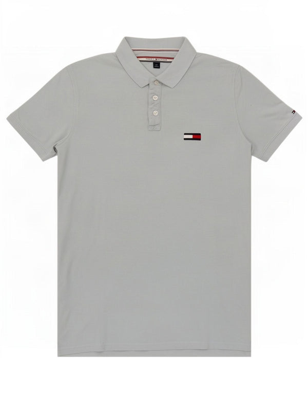 Tommy Hilfiger Ανδρικό Πόλο Μπλουζάκι μεγάλο μπλε βαμβακερό