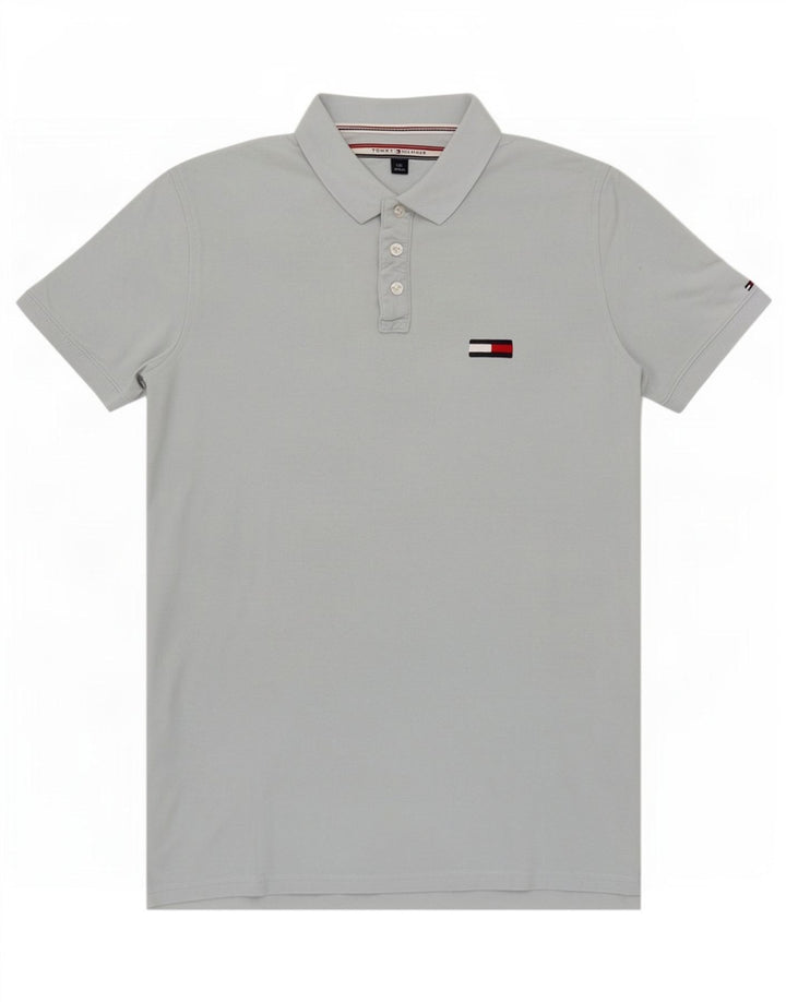 Tommy Hilfiger Ανδρικό Πόλο Μπλουζάκι μεγάλο μπλε βαμβακερό