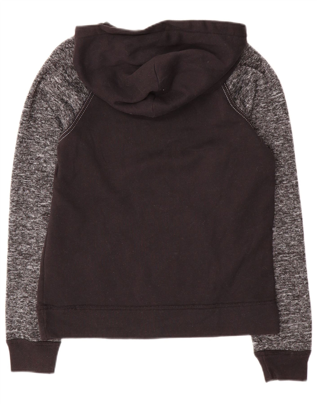 ABERCROMBIE & FITCH Boys Boys Hoodie Jumper 13-14 Years Black Flecked Polyester