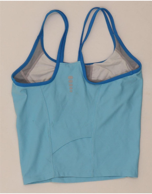 Γυναικείο γιλέκο Nike Dri Fit Crop Top US 4/6 Small Blue Colorblock Polyester