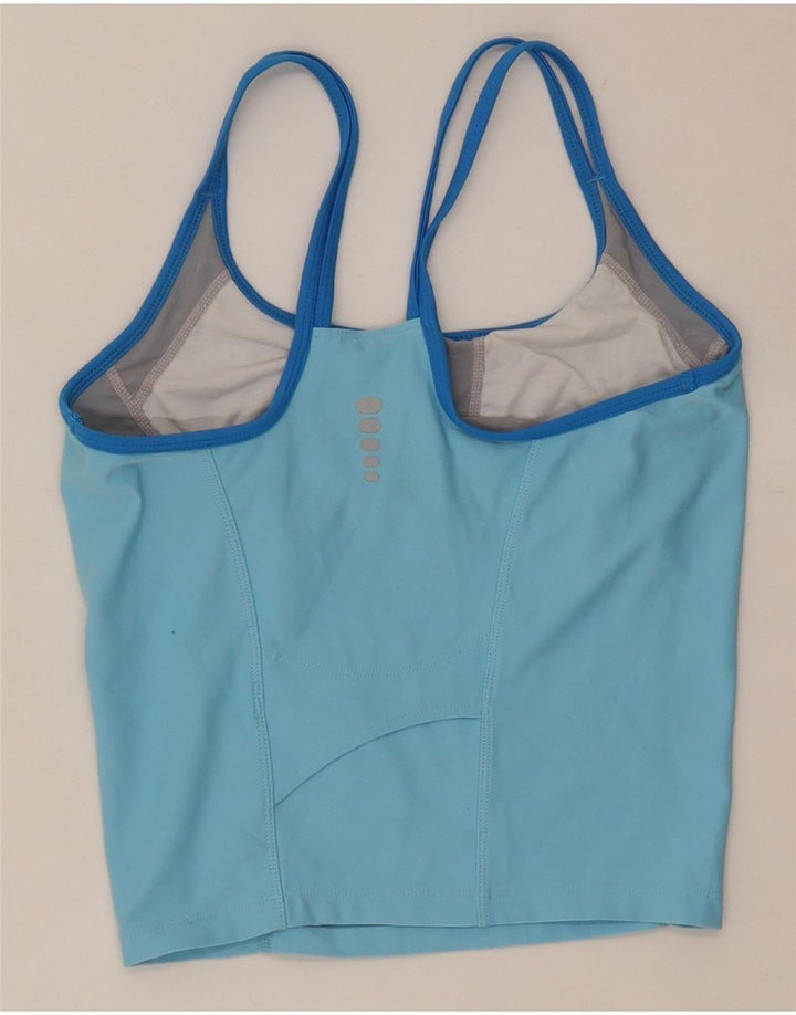 Γυναικείο γιλέκο Nike Dri Fit Crop Top US 4/6 Small Blue Colorblock Polyester