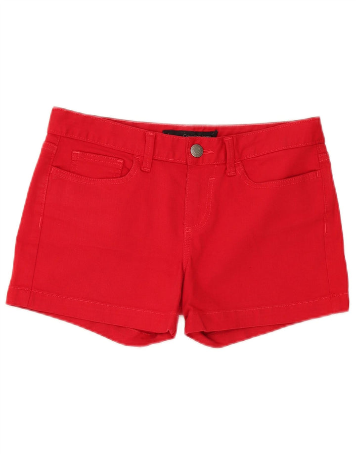 Γυναικείο τζιν σορτς Calvin Klein W26 Μικρό κόκκινο βαμβακερό