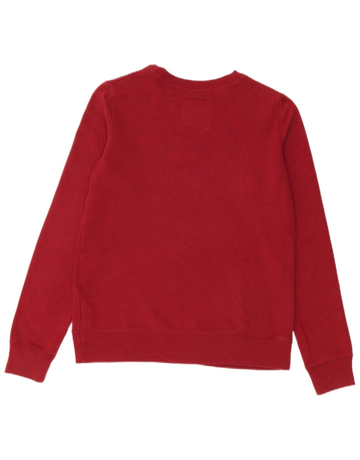 Ανδρικό γραφικό φούτερ HOLLISTER Jumper XS Βουργουνδί Βαμβακερό