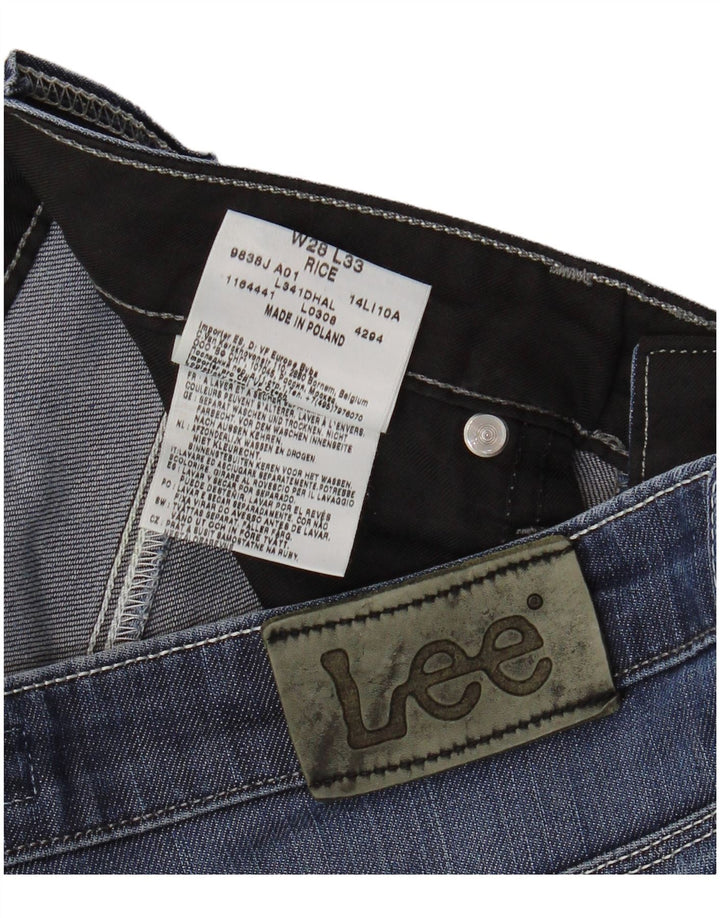 Lee Womens Rice Bootcut Jeans W28 L27 Μπλε βαμβακερό