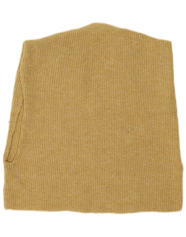 Zara Γυναικείο Γιλέκο Tank Top UK 10 Small Yellow Polyester