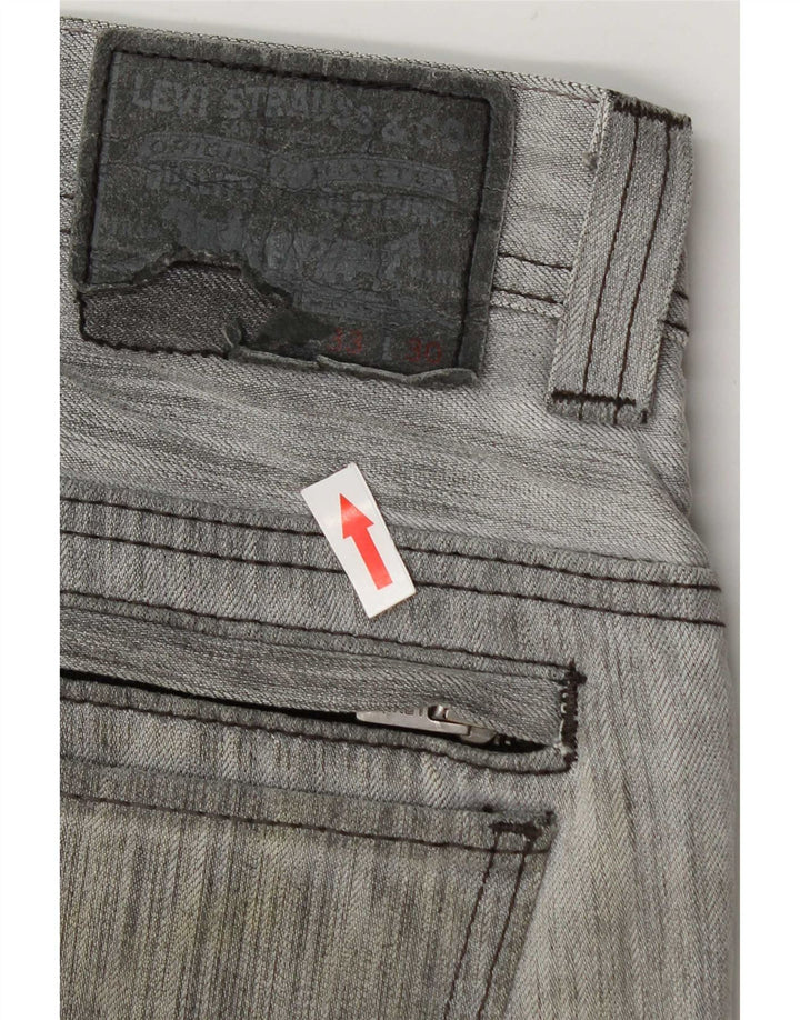 Levi's Mens 511 Slim Jeans W33 L30 Γκρι βαμβακερό