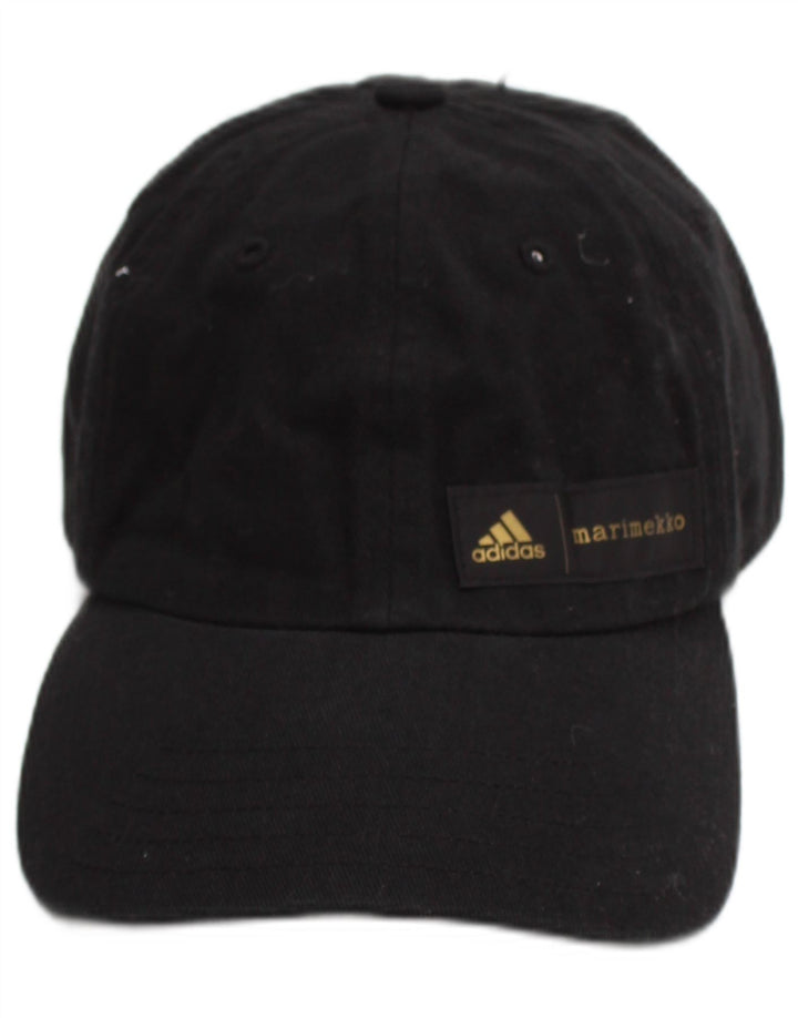 Γυναικείο καπέλο μπέιζμπολ Adidas One Size μαύρο βαμβακερό