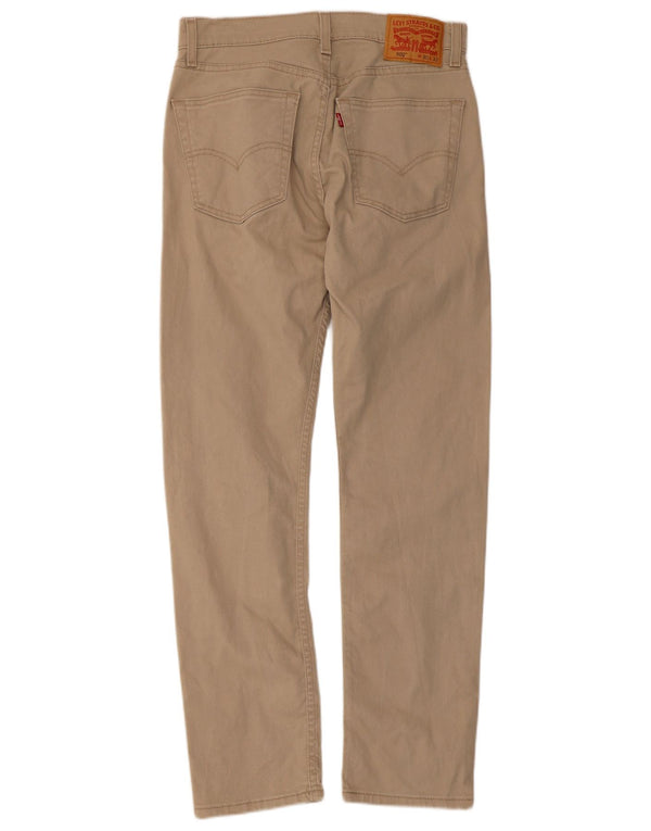 Levi's Mens 502 Tapered Casual Παντελόνι W30 L32 Μπεζ βαμβακερό