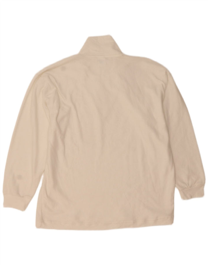 Ανδρικό φούτερ με φερμουάρ Campagnolo Jumper XL Λευκός πολυεστέρας