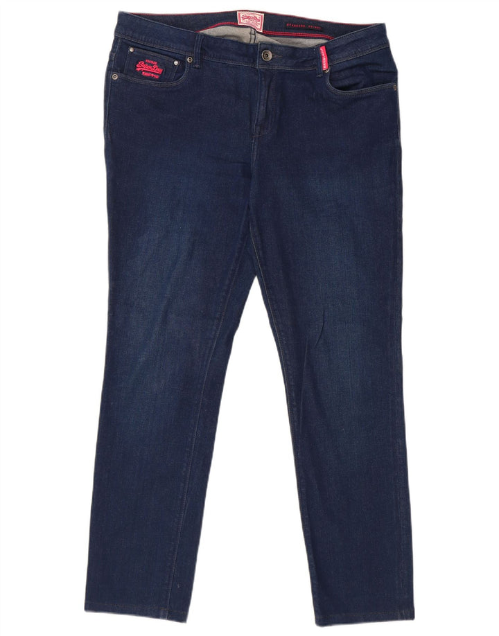 Γυναικείο Skinny Jeans SUPERDRY Standard Fit W32 L28 Μπλε βαμβακερό