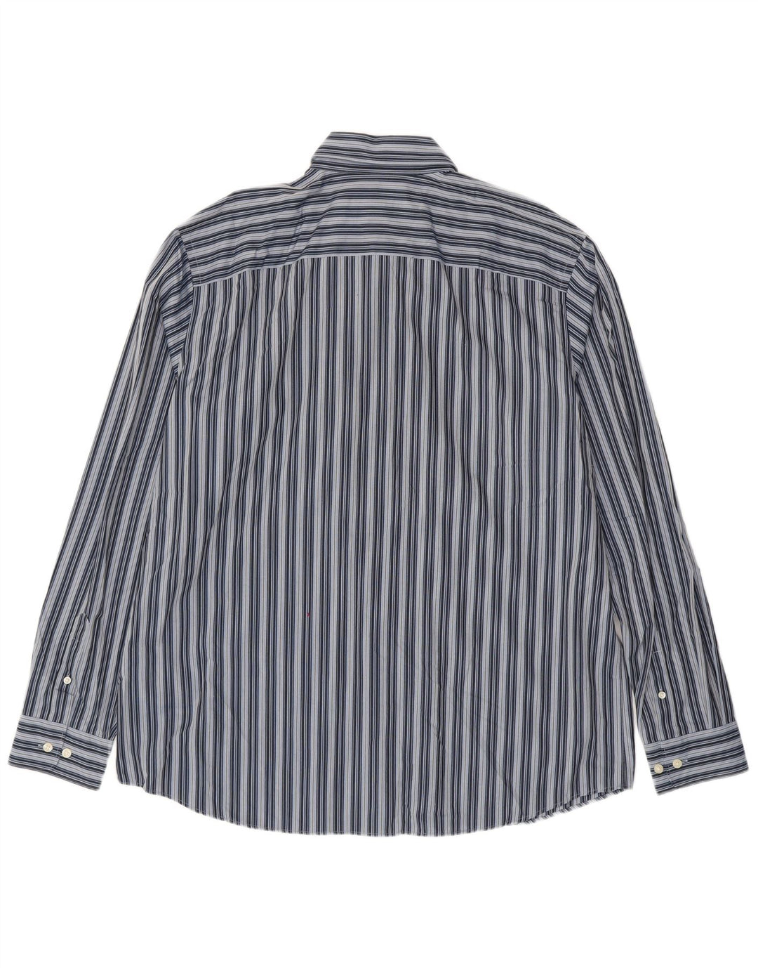 EDDIE BAUER Ανδρικό ψηλό κλασικό πουκάμισο XL μπλε ριγέ βαμβακερό