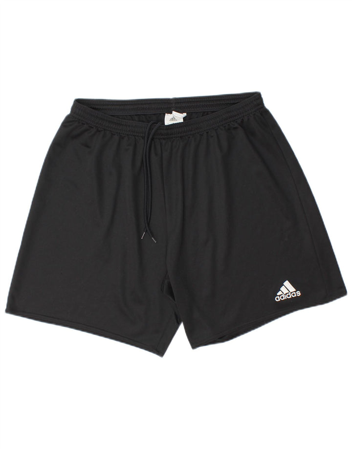 Ανδρικό αθλητικό σορτς Adidas μεγάλο μαύρο πολυεστέρα