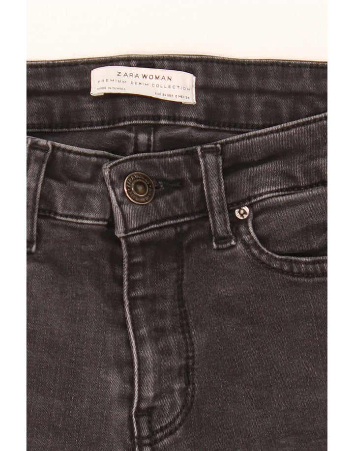Zara Γυναικείο Τζιν EU 34 2XS W24 L31 Γκρι