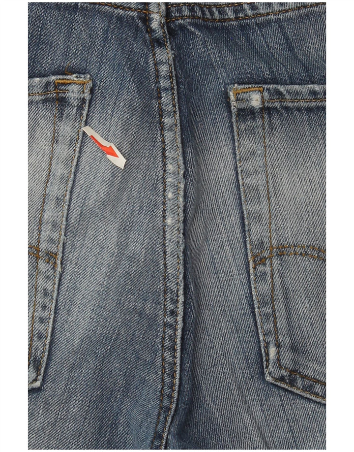 Jack & Jones Ανδρικό τζιν σορτς με κανονική εφαρμογή μικρό W32 μπλε βαμβακερό