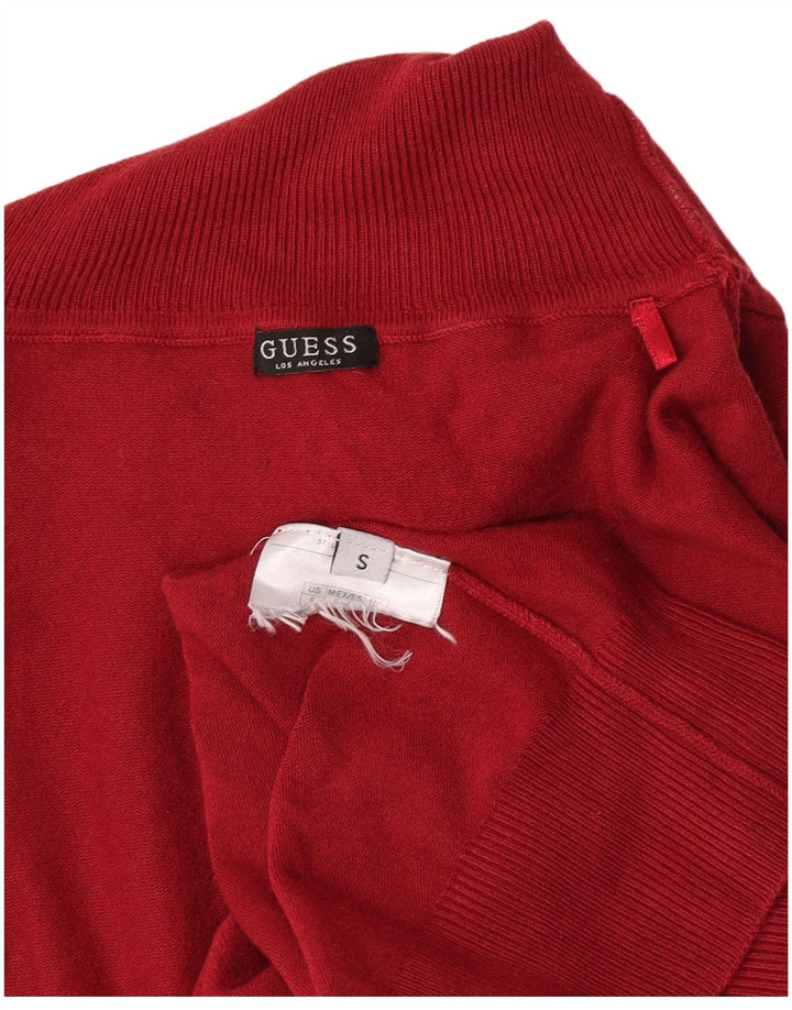 Guess Γυναικείο πουλόβερ με ρολό λαιμόκοψη UK 10 Small Red
