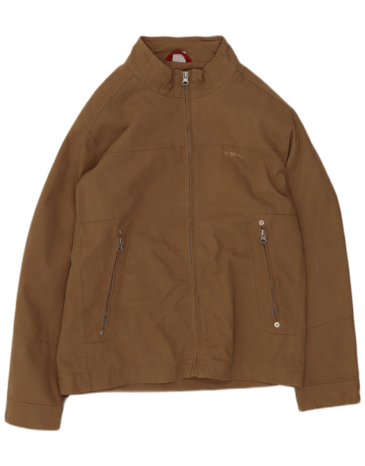 Brugi Boys Bomber Jacket 13-14 Years XL Brown Cotton