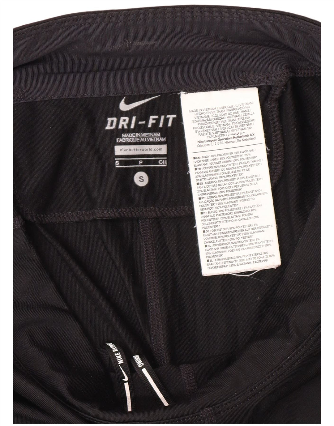 Γυναικεία κολάν Nike Dri Fit Capri UK 10 Small Black Polyester Sports