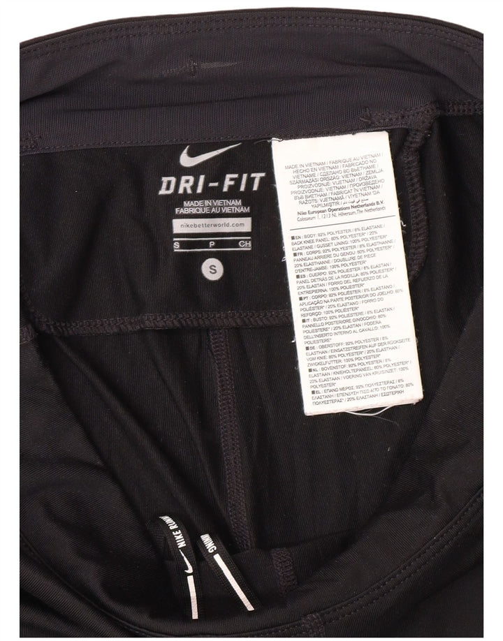 Γυναικεία κολάν Nike Dri Fit Capri UK 10 Small Black Polyester Sports
