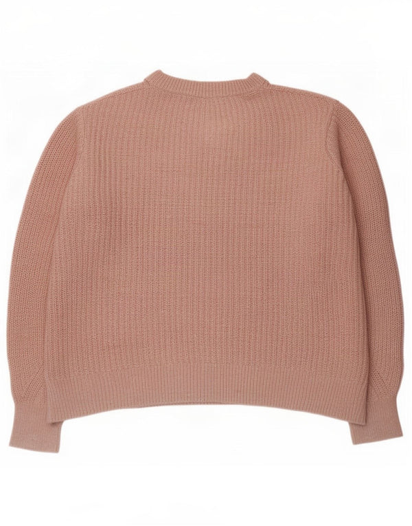 Marks & Spencer Γυναικείο πουλόβερ με λαιμόκαυστο UK 16 Large Pink Flecked