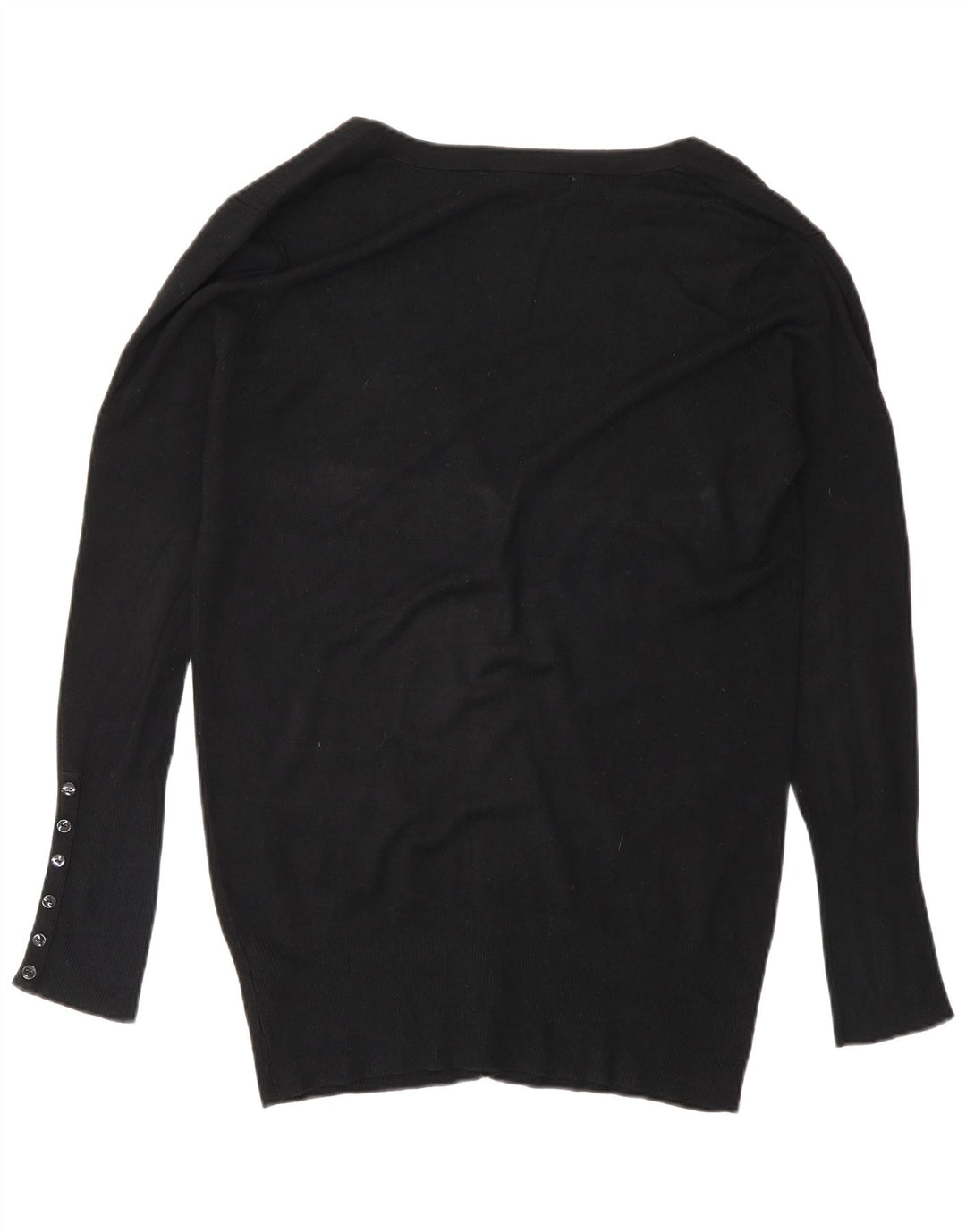 Zara Γυναικεία Ζακέτα UK 16 Large Black Rayon