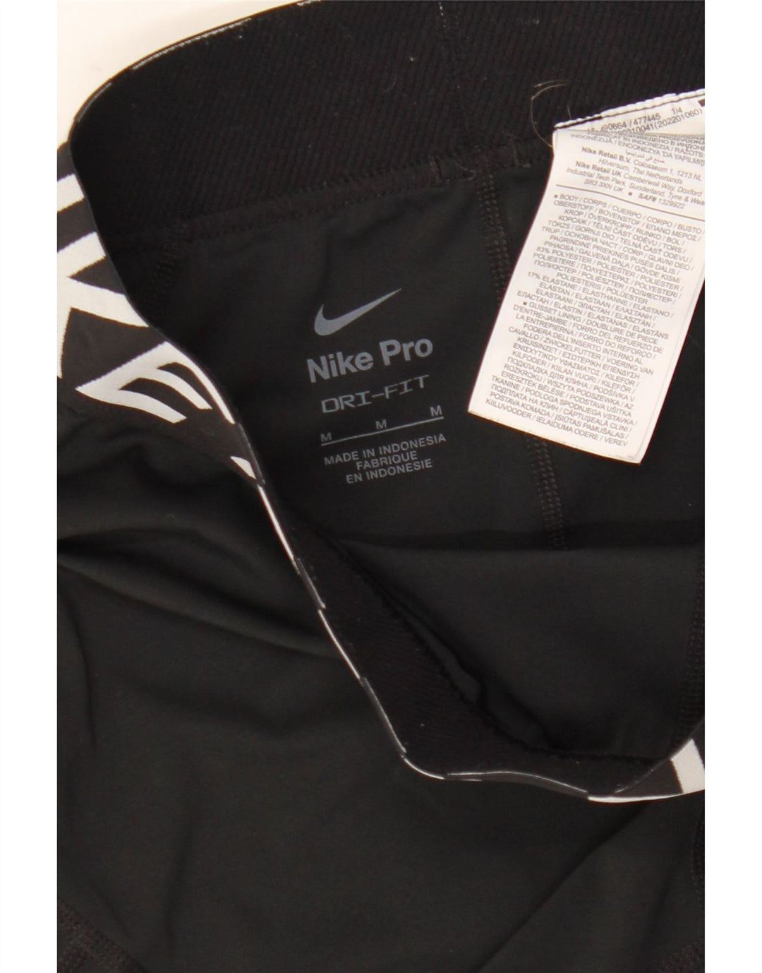 Γραφικό αθλητικό σορτς Nike Nike Dri Fit UK 12 μεσαίου μαύρου πολυεστέρα