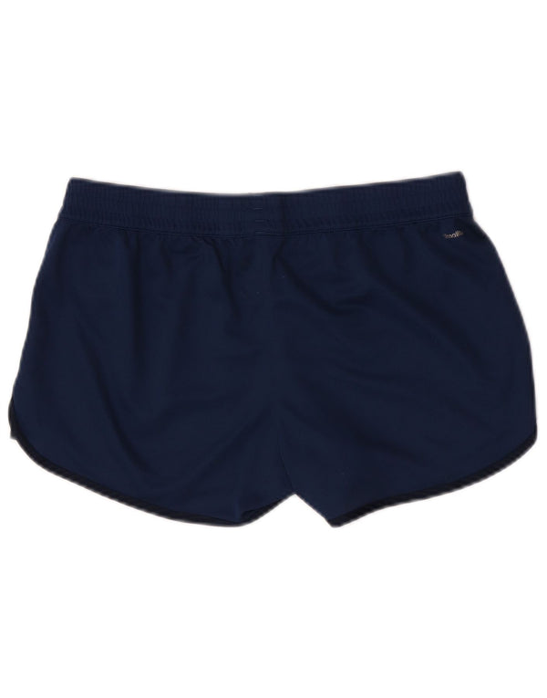 Γυναικείο αθλητικό σορτς Adidas Climalite UK 12/14 Medium Navy Blue Polyester