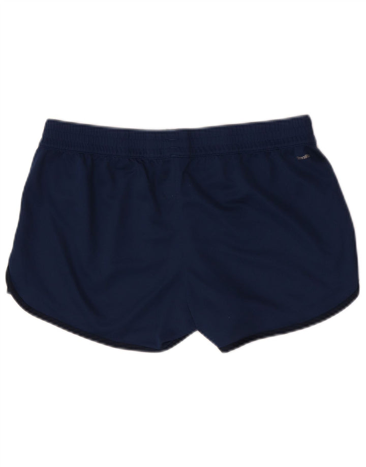 Γυναικείο αθλητικό σορτς Adidas Climalite UK 12/14 Medium Navy Blue Polyester