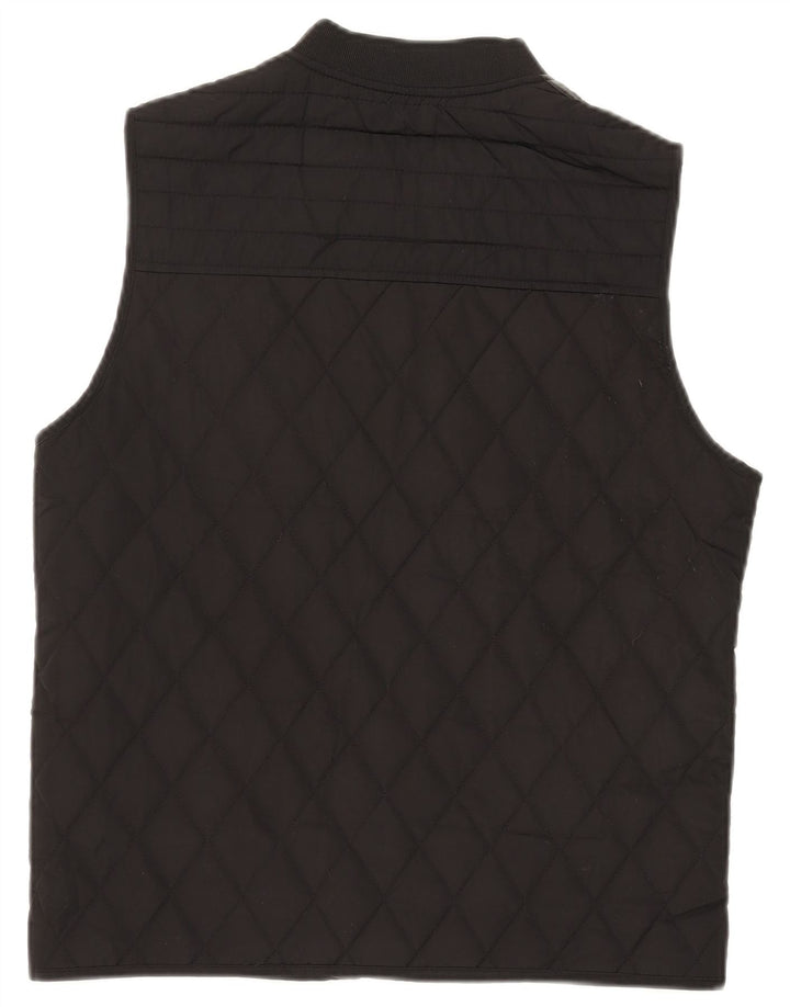 Zara Ανδρικό καπιτονέ Gilet UK 38 Medium Black Polyester