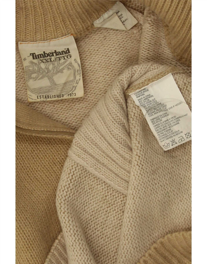 Ανδρικό πουλόβερ Timberland με φερμουάρ με φερμουάρ 2XL Lambswool