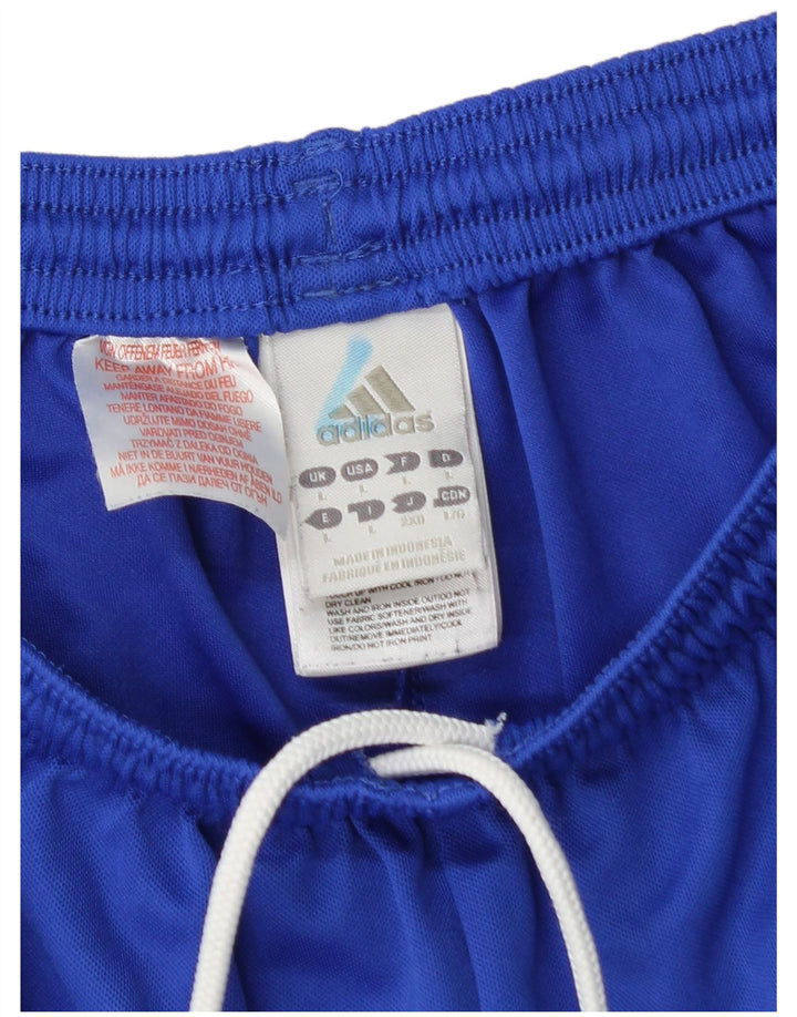 Ανδρικό σορτς ADIDAS Climalite Sport μεγάλο μπλε πολυεστέρα