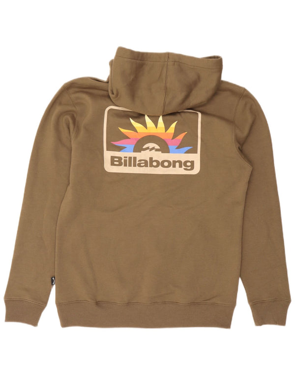 Billabong Mens Recycler Graphic Hoodie Jumper Μικρός πολυεστέρας χακί