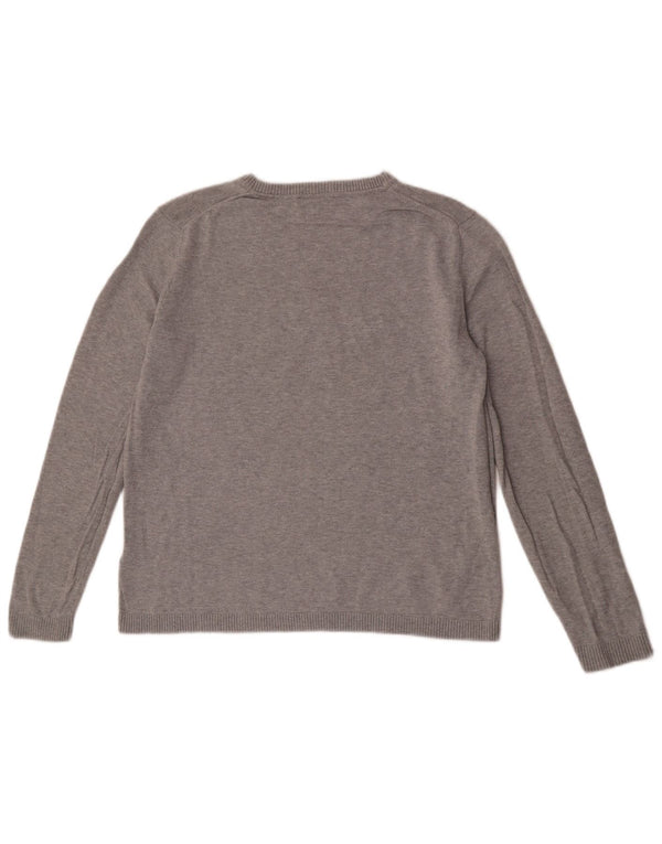 Tommy Hilfiger Γυναικείο πουλόβερ με λαιμόκαυστο UK 18 XL με γκρι φλιτζάνι