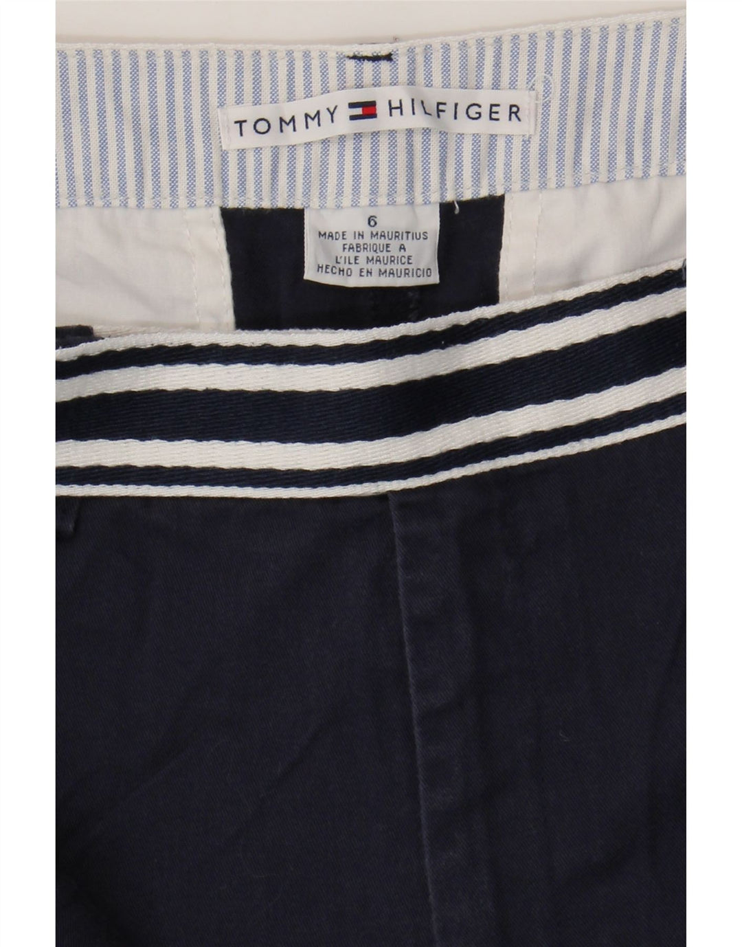 Γυναικείο σορτς Chino TOMMY HILFIGER US 6 Medium W30 Navy Blue